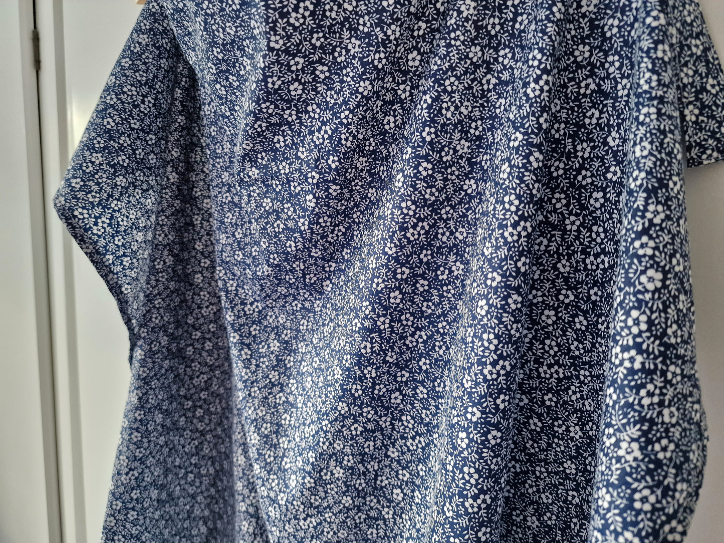 Navy Floral Breastfeeding Cover