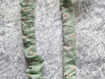 Green Duck Scrunchie Lanyard with Breakaway Clasp – Handmade UK