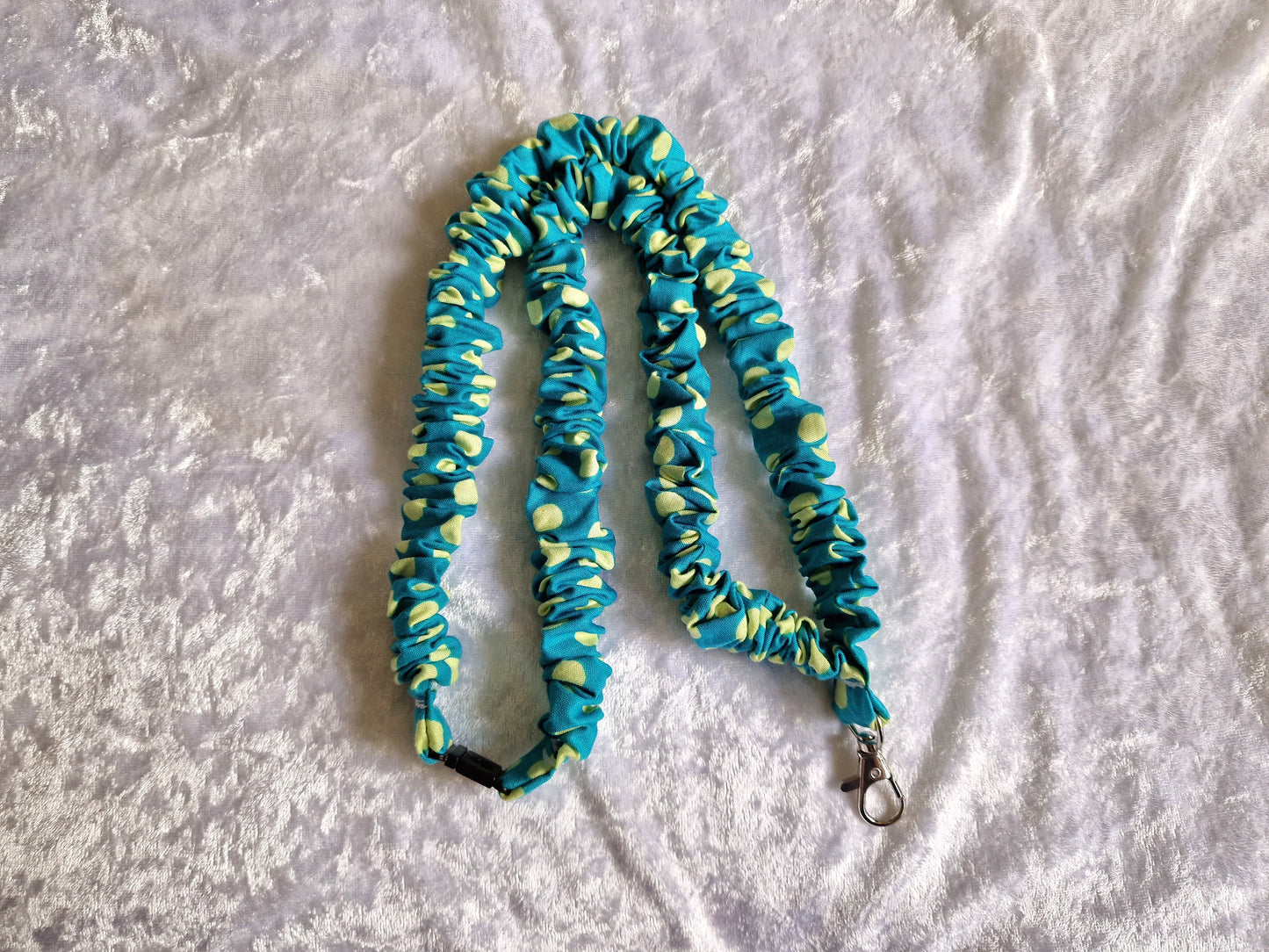Green Polka Dot Lanyard