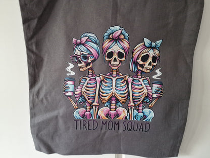 Tired Mom Squad Tote Bag – Funny Mum Gift