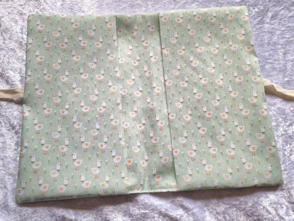 Green Duck Nappy & Wipe Pouch