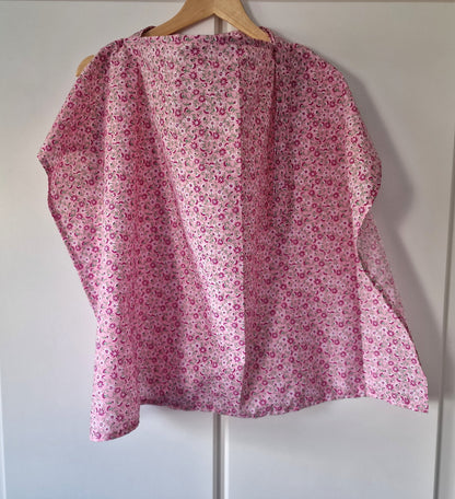 Pink Floral Breastfeeding Cover