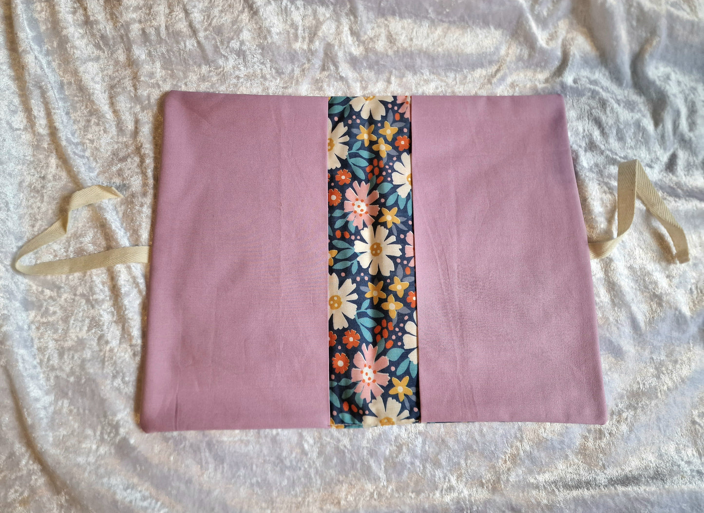 Floral Nappy and Wipe Pouch