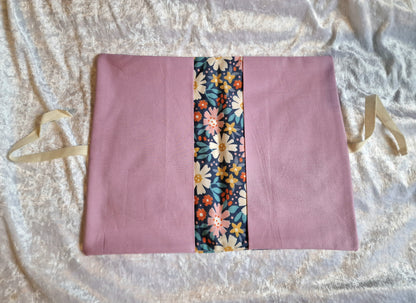 Floral Nappy and Wipe Pouch