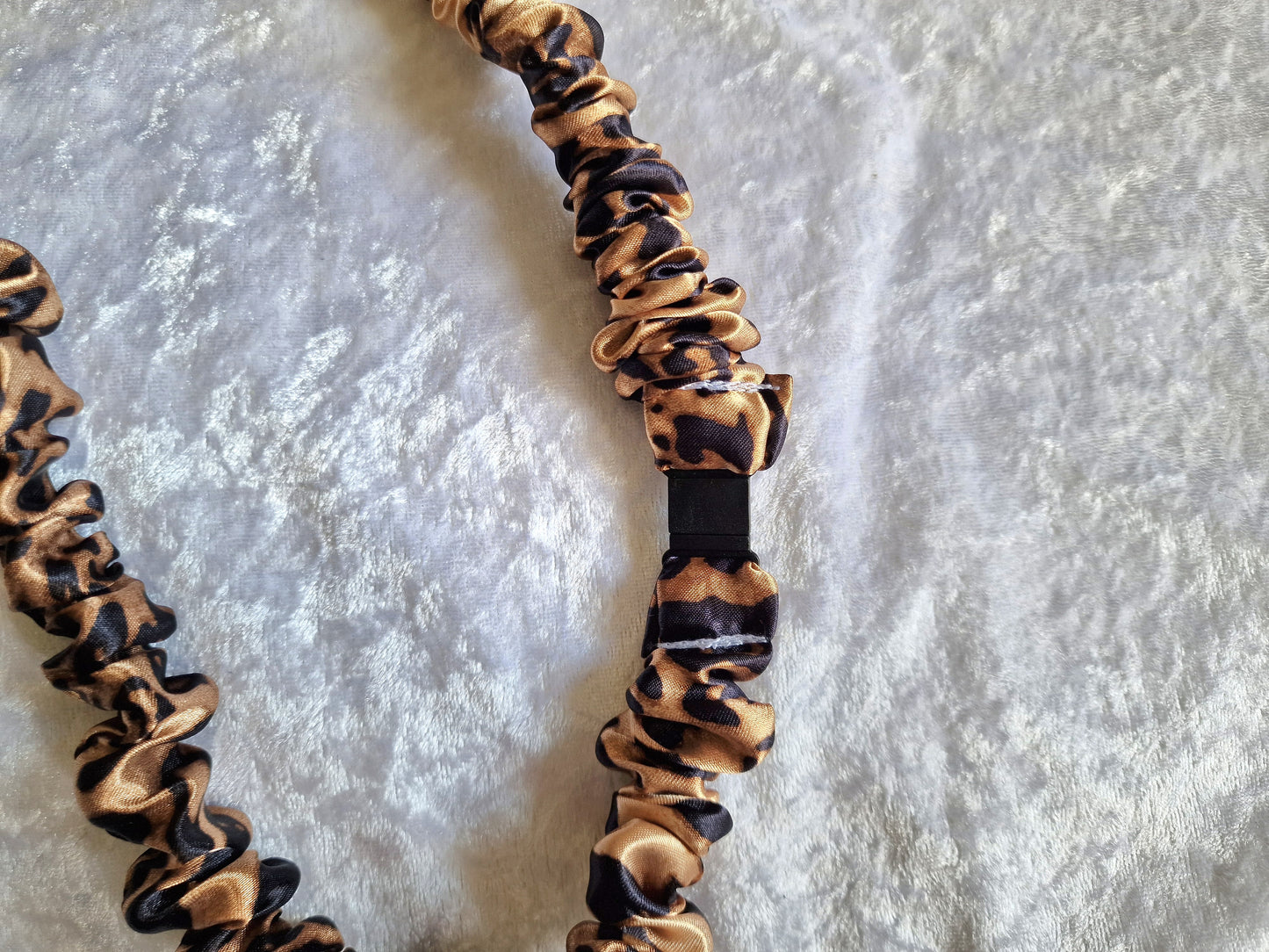 Satin Leopard Lanyard