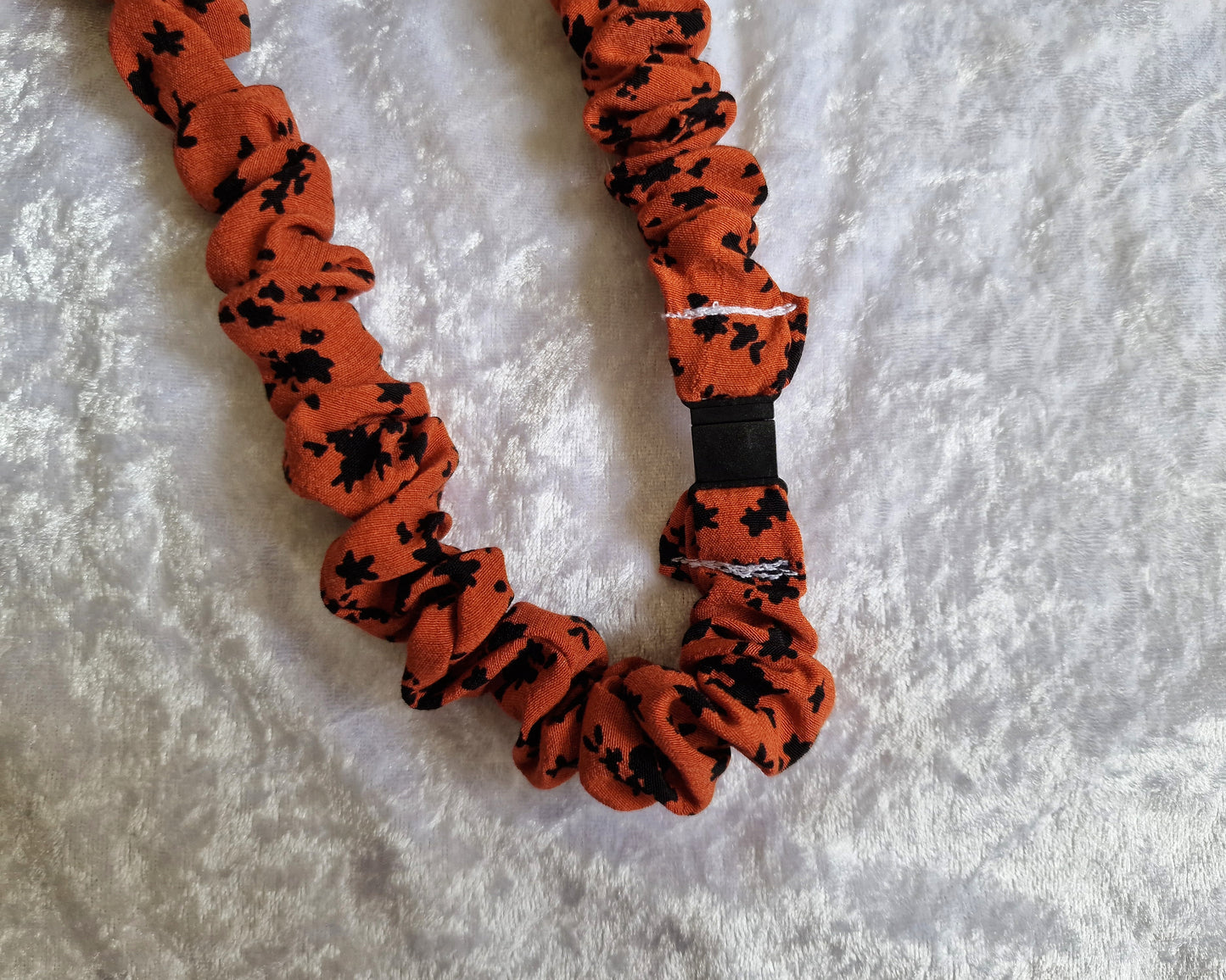 Rust Black Splatter Lanyard