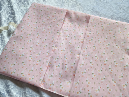Pink Duck Nappy & Wipe Pouch