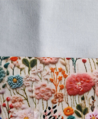 Embroidered Floral Breastfeeding Clips
