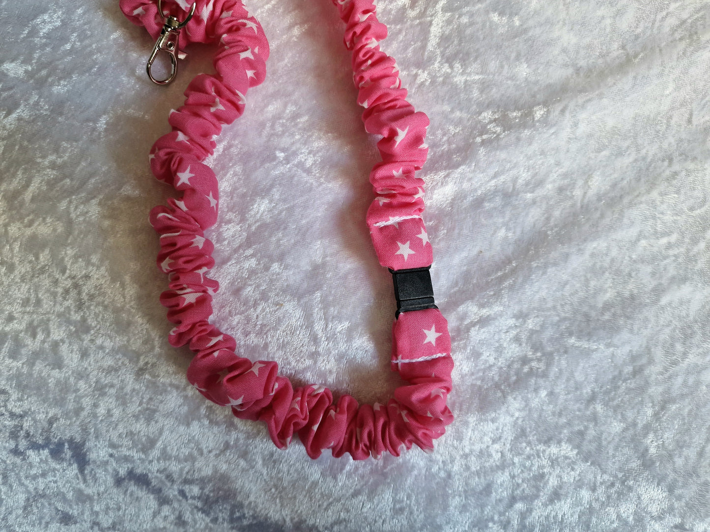 Pink Star Lanyard