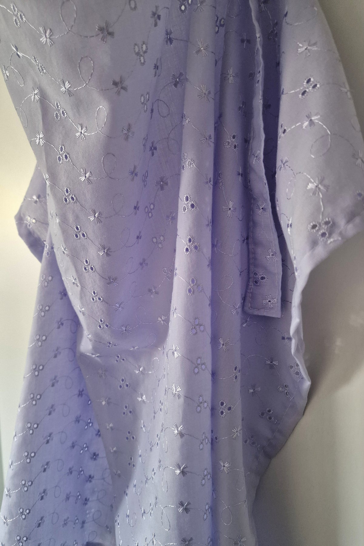 Lilac Broderie Anglais Breastfeeding Cover