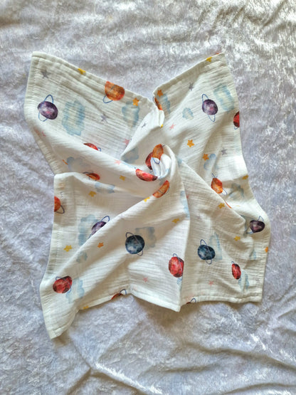 Baby Muslin Squares - Large 50cm Double Gauze Muslin Cloth, 100% Cotton