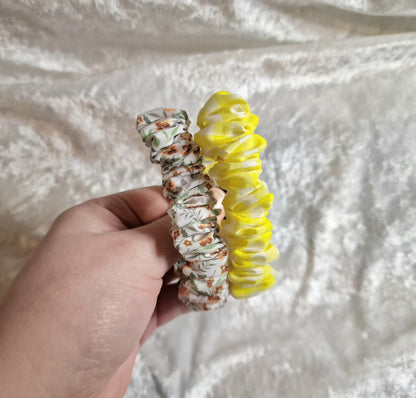 Yellow Gingham Breastfeeding Clips