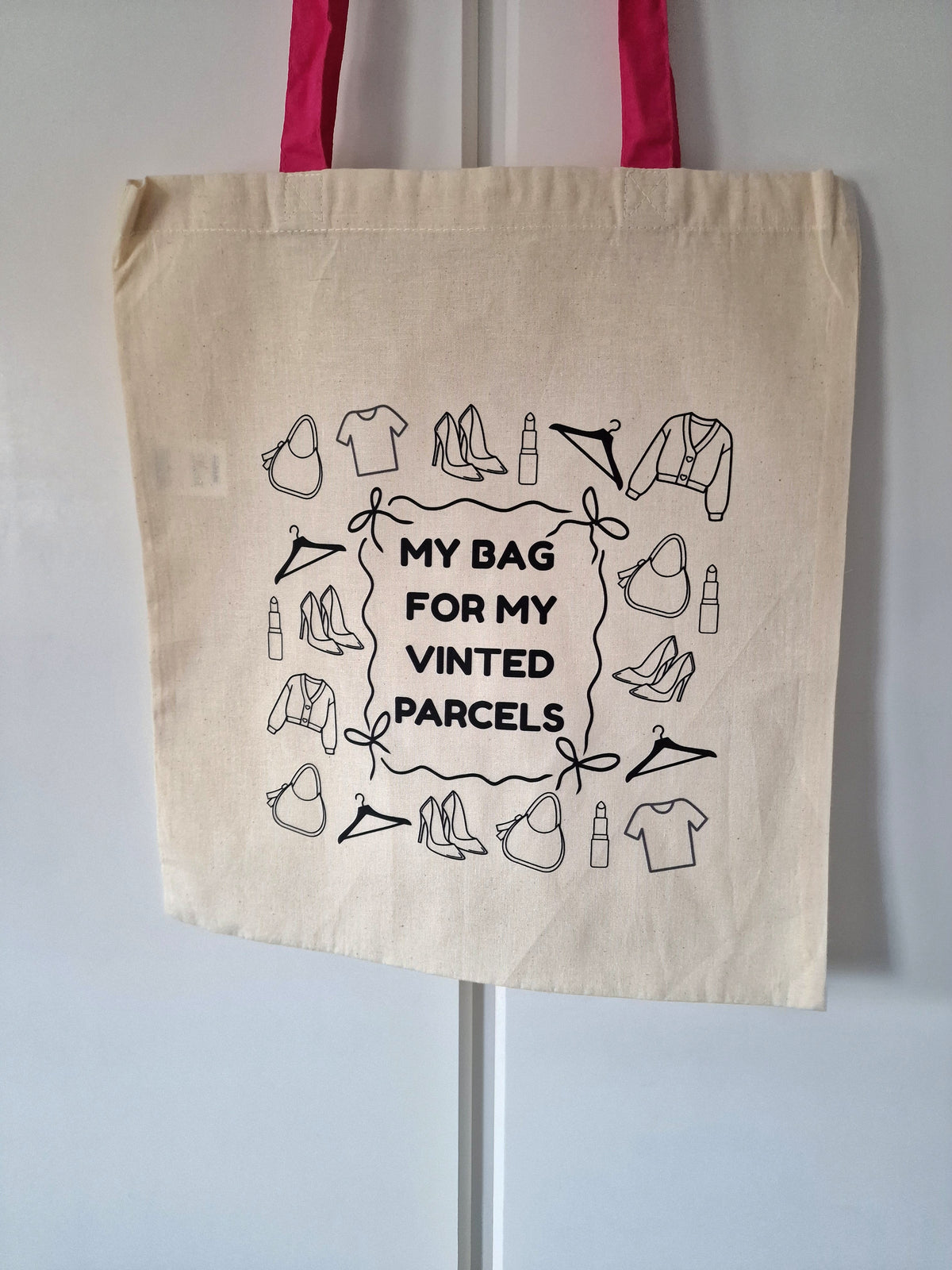 My Bag for My Vinted Parcels Cotton Tote Bag – Reusable Shopping Bag