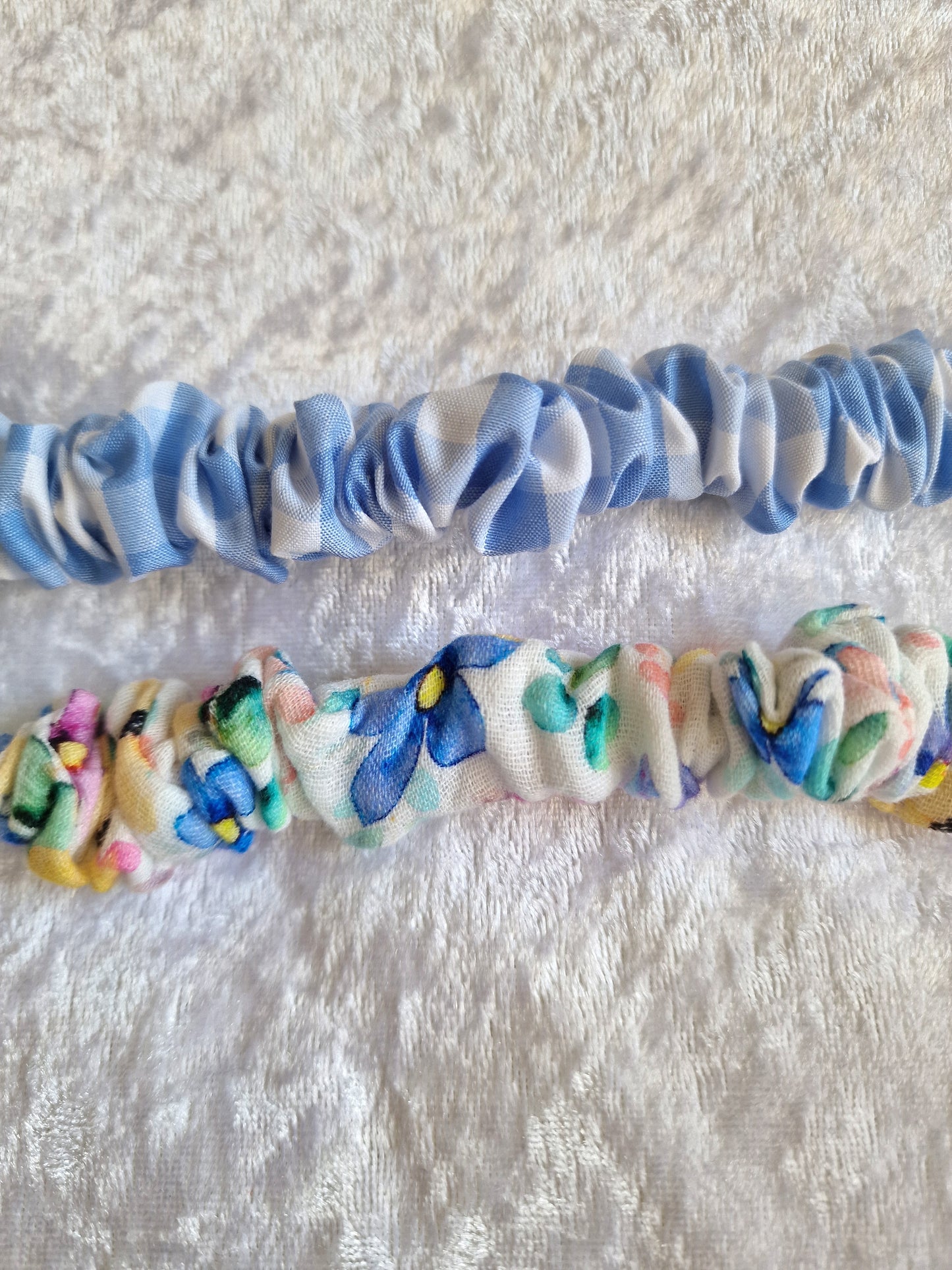 Blue Gingham Breastfeeding Clips