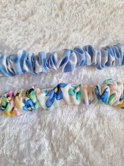 Blue Gingham Breastfeeding Clips