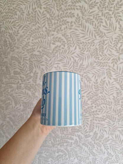 Mum Mug 11oz – Cool Moms Club Blue Ceramic Coffee Cup Gift